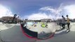 VR skateboard with pro Curren Caples in Calif