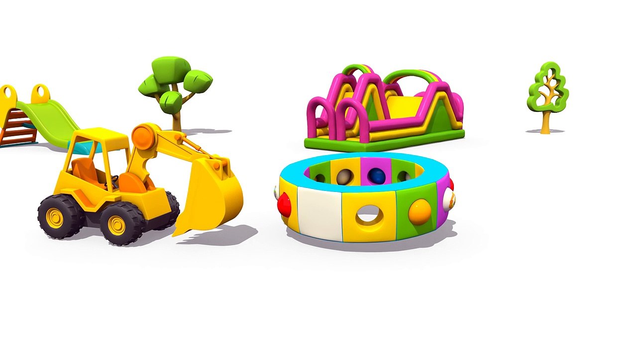 Eğitici çizgi film Türkçe izle - Ekskavatör Max. Atlıkarınca- büyük kamyonlar ve arabalar! - YouTube