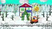 THE SNOWMAN Cartoon! Christmas Railway Train Locomotive & Construction Machines!