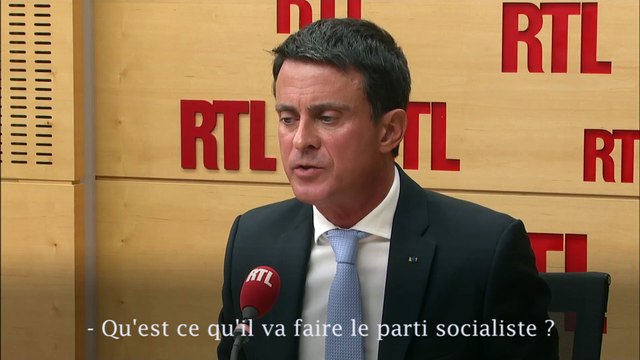 Le parti socialiste est mort a déclaré Manuel Valls