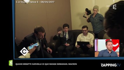 Emmanuel Macron : Brigitte ne veut pas qu’il mange "des saloperies" (Vidéo)