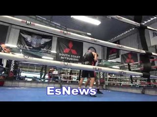 Mexican Style Sparring At RGBA Riverside EsNews Boxing
