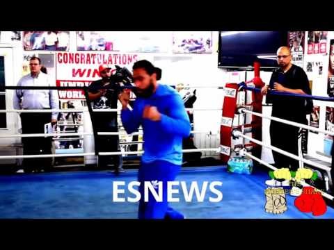 Danny Garcia and Keith Thurman Have Heated Exchange After Garcia Win EsNews Boxing