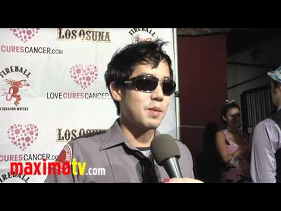 Allen Evangelista Interview at Jessica Hall's Haunted Mansion Party