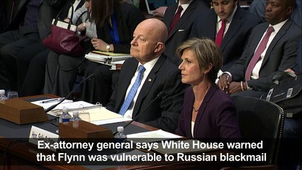 White House was warned Trump aide Flynn a blackmail risk