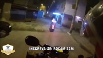 Motorcycle Police chases helmet cam Brazil   motor accident dsa