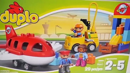 LO Set_ Lego AIRPORT! Lego Games for kids and toy cars in kid's videos