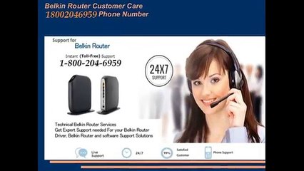 Belkin Router Customer Care Number 18002046959 Toll-Free - USA