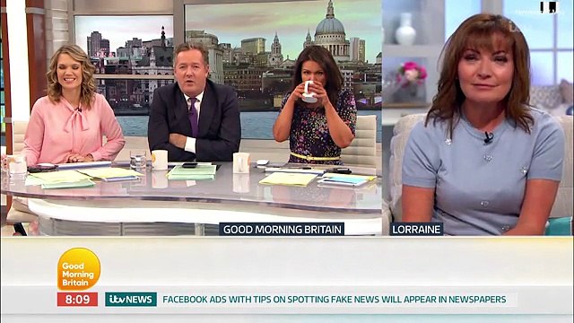 Lorraine kelly describes Ema Watson as a wee bit annoying