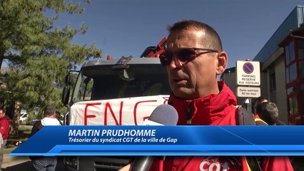 Grève à Gap / Jour 5 : Les attentes de la CGT pour la réunion avec le maire ce mardi