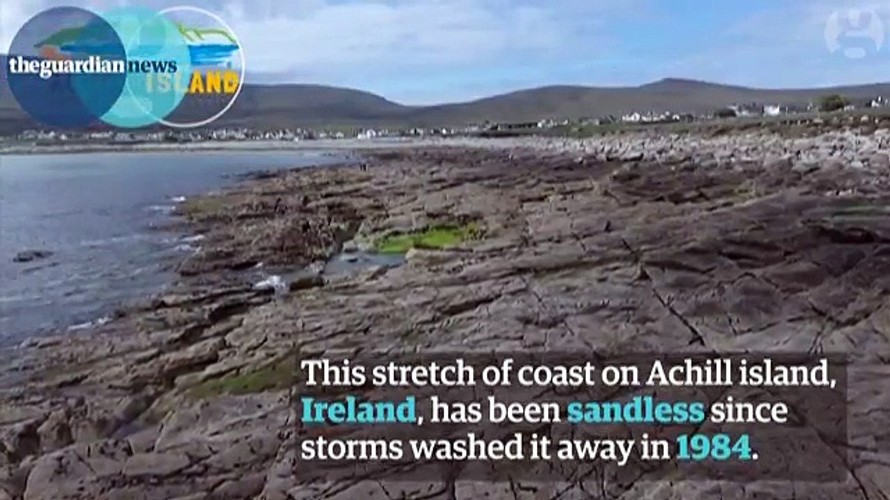 Une plage emportée par une tempête refait son apparition 30 ans plus tard