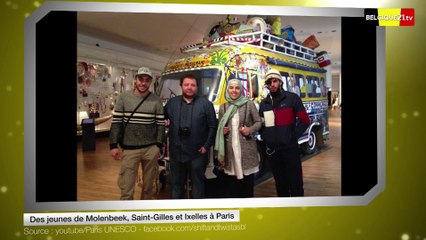 Des jeunes de Molenbeek, Saint-Gilles et Ixelles à Paris