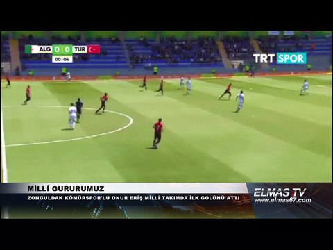 Zonguldaklı yıldız ilk Milli maçında golünü attı...