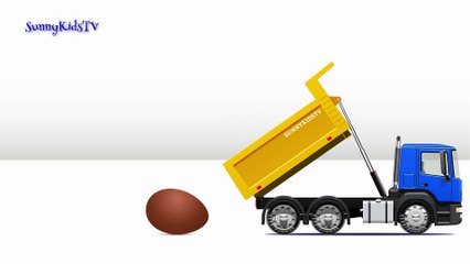 Trucks for kids. Crane Truck. Surprise Eggs.