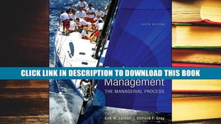 [Epub] Full Download Project Management: The Managerial Process with MS Project (The Mcgraw-Hill