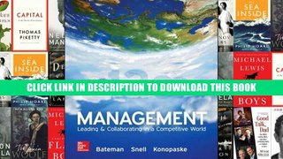 [PDF] Full Download Management: Leading   Collaborating in a Competitive World (Irwin Management)