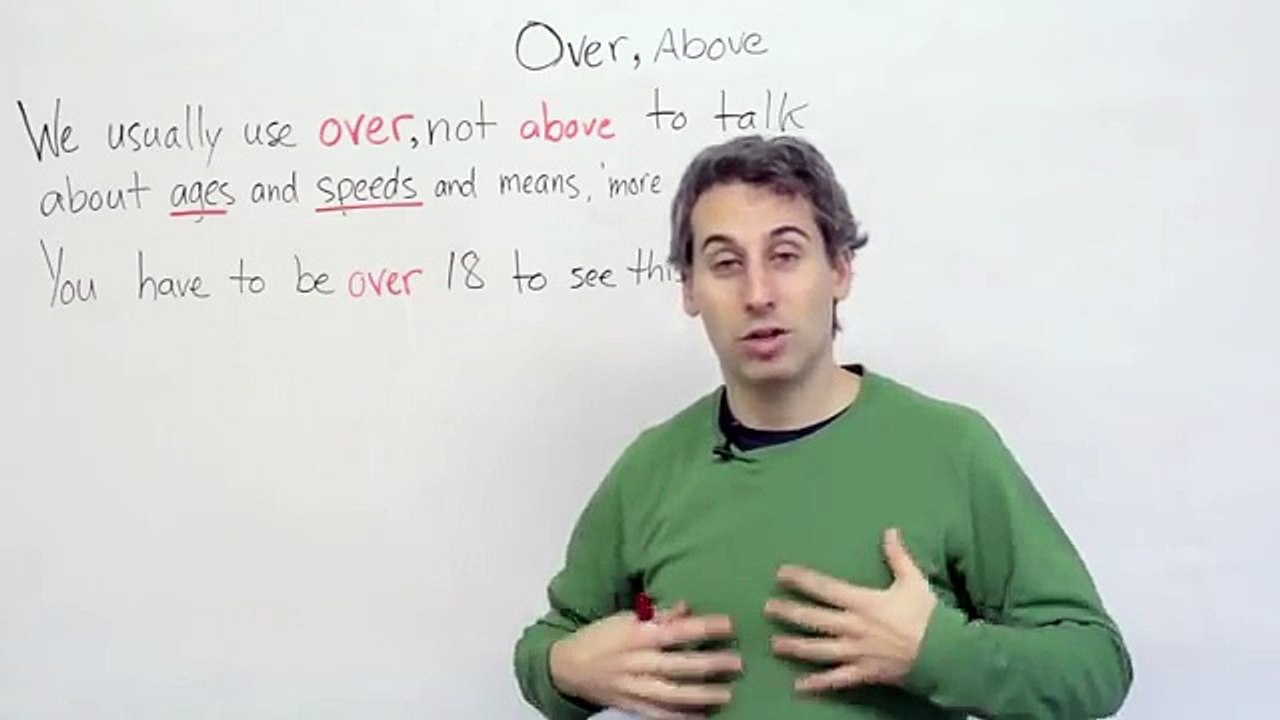 How To Use OVER In English- Edited