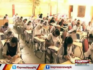 CM SINDH ON CHEATING  IN EXAM
