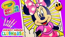 Crayola coloring book Minnie Mouse Coloring Page kinder egg surprises COLORING WITH KOKI DISNEY TOYS