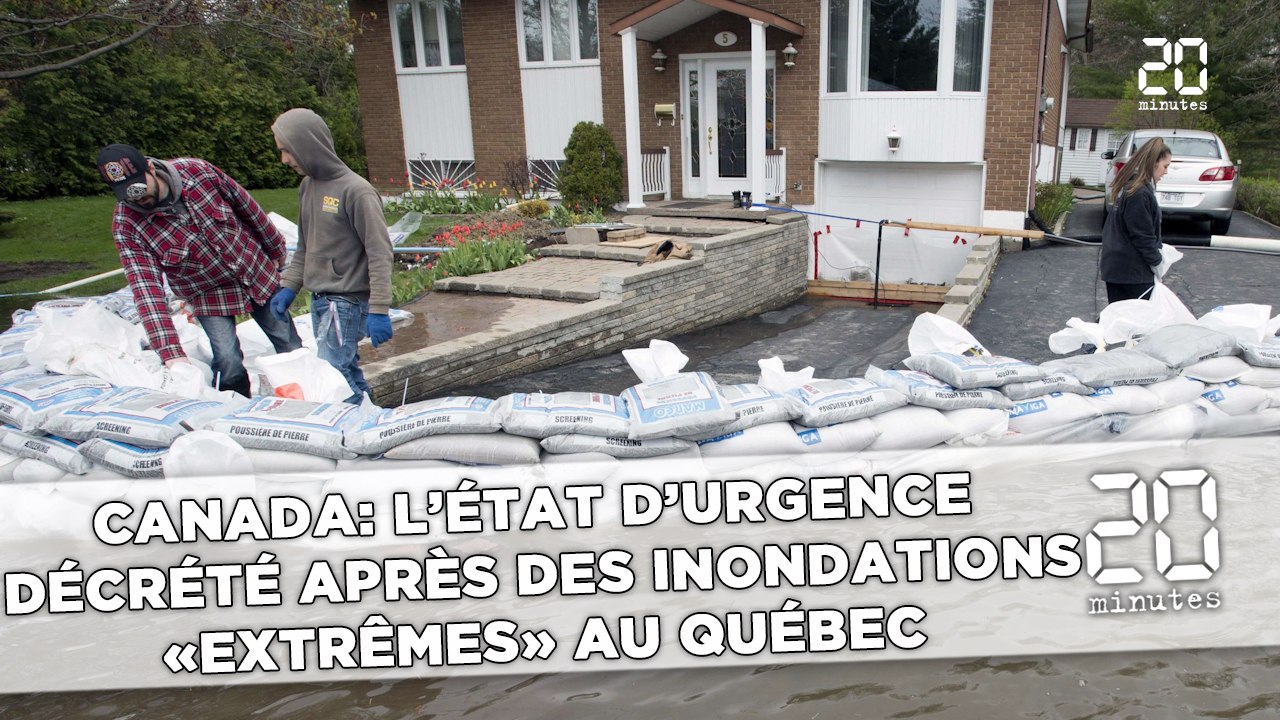 Canada: L’Etat d’urgence décrété après des inondations «extrêmes»  au Québec