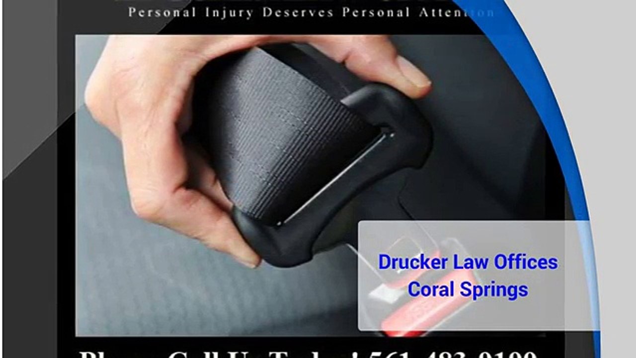 Coral Springs Personal Injury Lawyer FL - Drucker Law Offices (954) 755-2120
