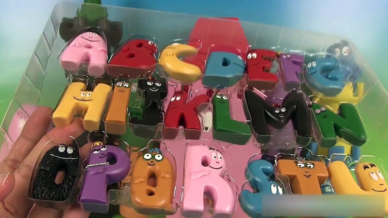 Alphabet des Barbapapa Abécédaire Learn French Letters