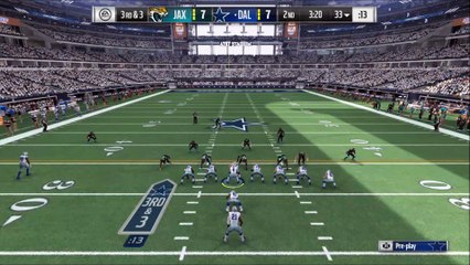 TD Elliott vs Jacksonville Madden NFL 17