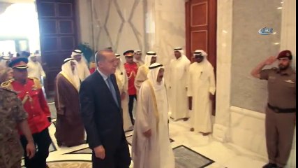 Cumhurbaşkanı Erdoğan, Kuveyt Emiri İle Baş Başa Görüştü