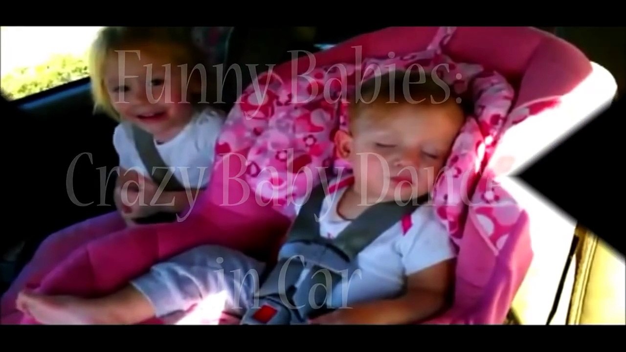 Funny Babies Crazy Baby Dance in car