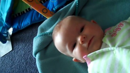 Funny baby only wants mom to sing itsy bitsy spider