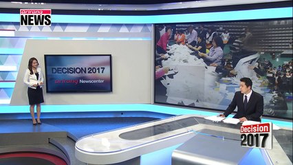 Nationwide election results as of 10PM Korea time