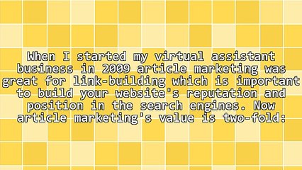 Article Marketing Strategy for Your Marketing Plan
