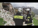 Castelluccio di Norcia (PG) - Terremoto, sopralluogo tecnico sulle criticità (09.05.17)