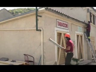 Ussita (MC) - Terremoto, messa in sicurezza dei fabbricati (09.05.17)