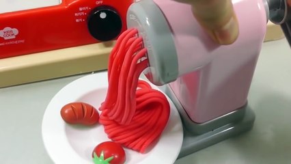 Play Doh Cooking Spaghetti Maker Ice Cream Toy Surprise Eggs Toys_1