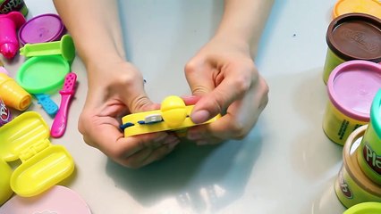 Play Doh Cooking Spaghetti Maker Ice Cream Toy Surprise Eggs Toys_22