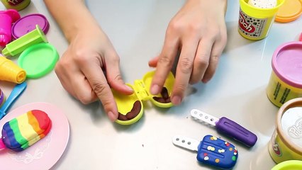 Play Doh Cooking Spaghetti Maker Ice Cream Toy Surprise Eggs Toys_26