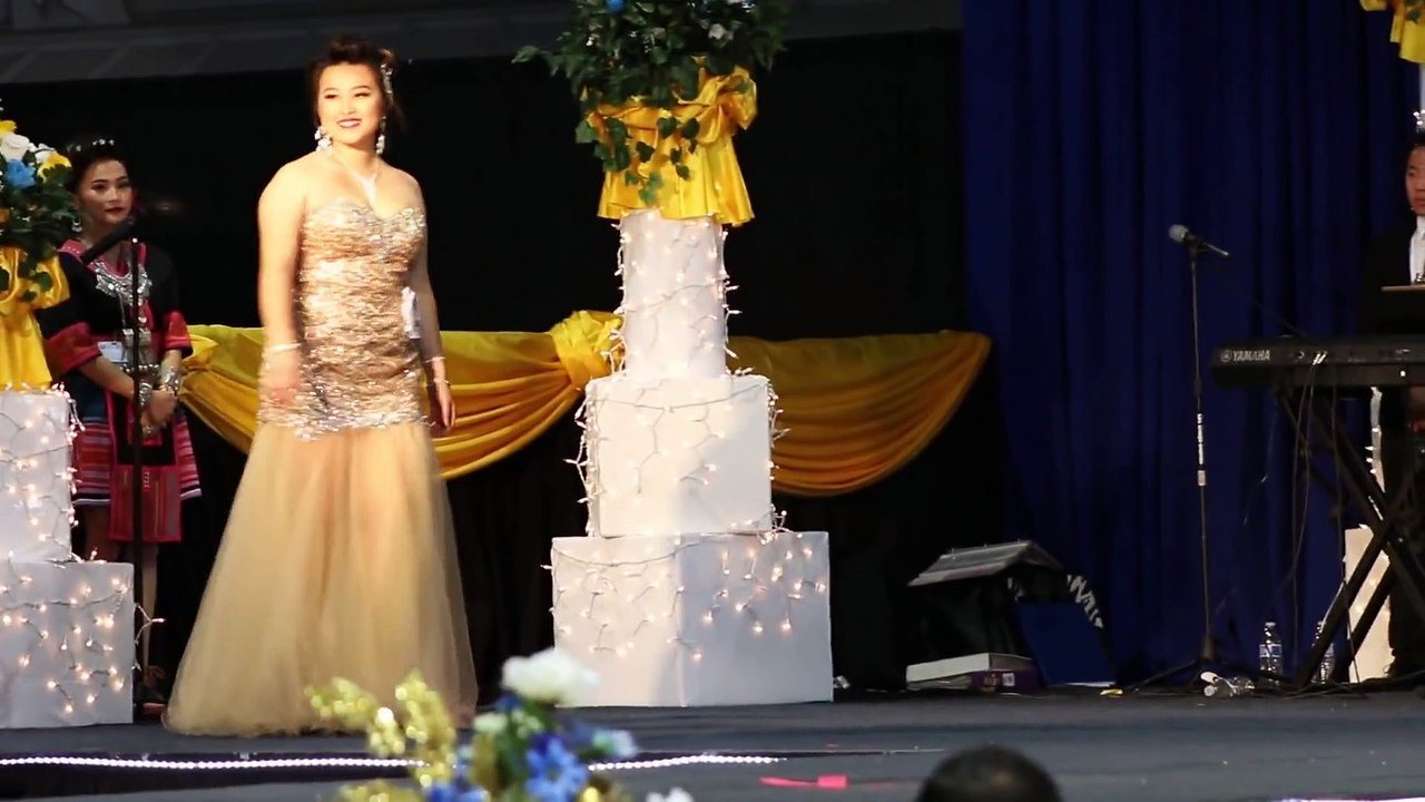 Maiv Kub Vwj  Platform - Sacramento Hmong New Year Pageant 2014-2015 Pageant