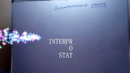 Understanding the Classification of Statutes 📚: A Comprehensive Lecture by Yash Sharma