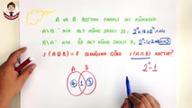 ALT KÜME İŞLEMLERİ SORU ÇÖZÜMÜ | YGS KAMPI '16 Matematik #55