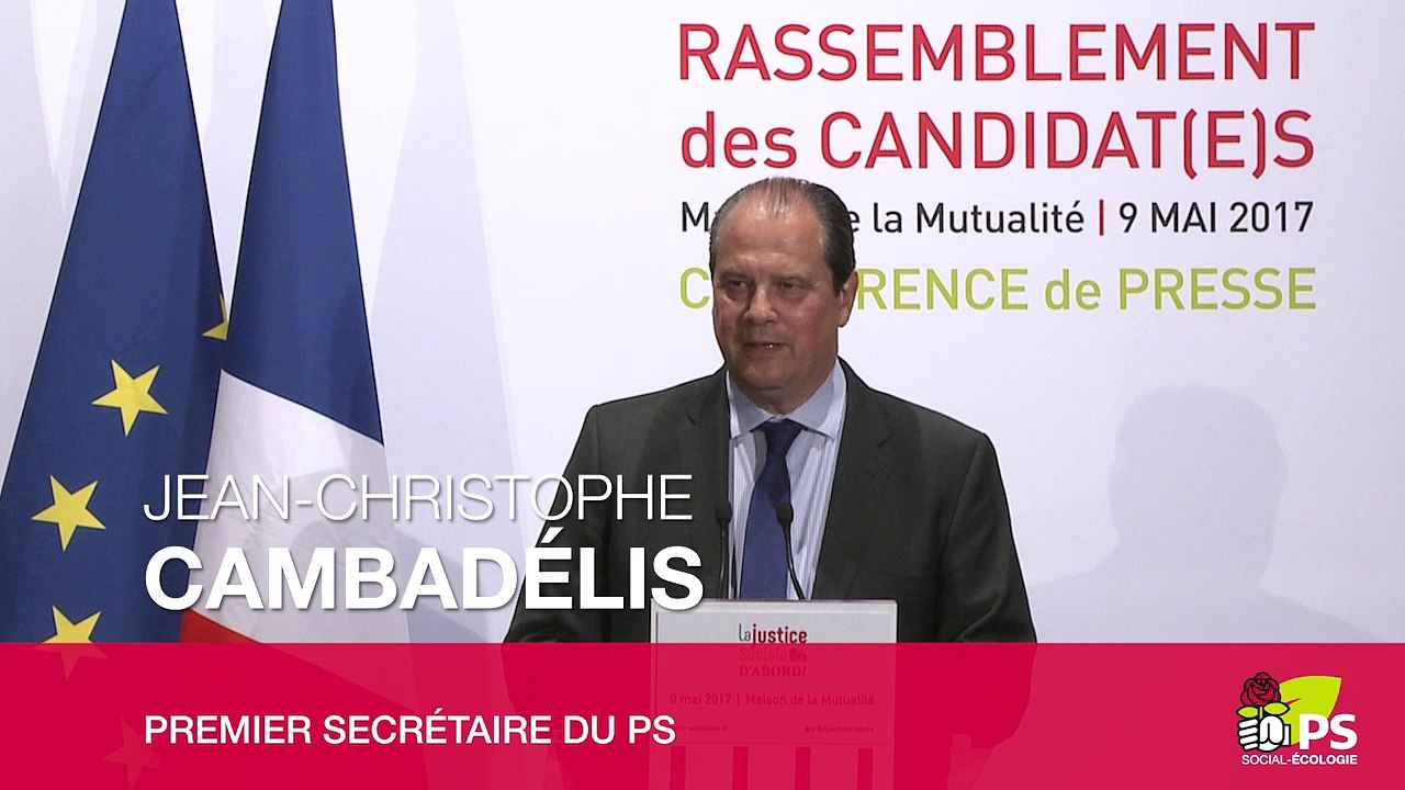 Conférence de presse lors du rassemblement des candidat(e)s
