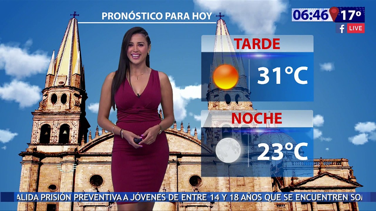Susana Almeida Pronostico del Tiempo 9 de Mayo de 2017