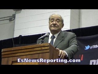BOB ARUM EXPLAINS HOW MAYWEATHER ENDED UP AT PACQUIAO FIGHT & IF REMATCH IS BEING NEGOTIATED