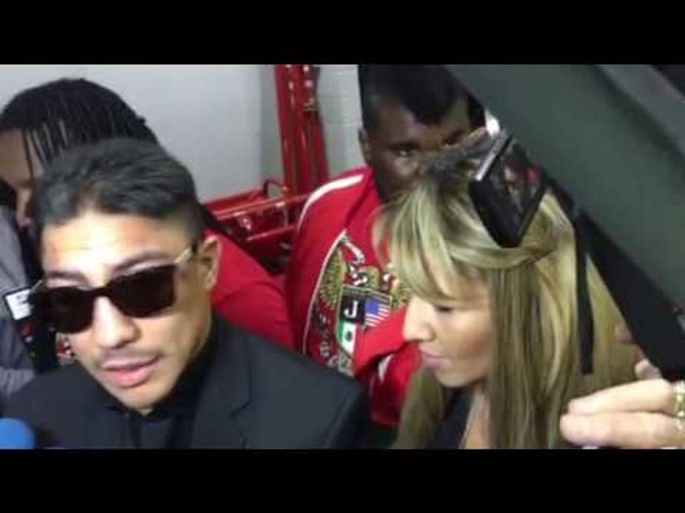 Vargas post fight
