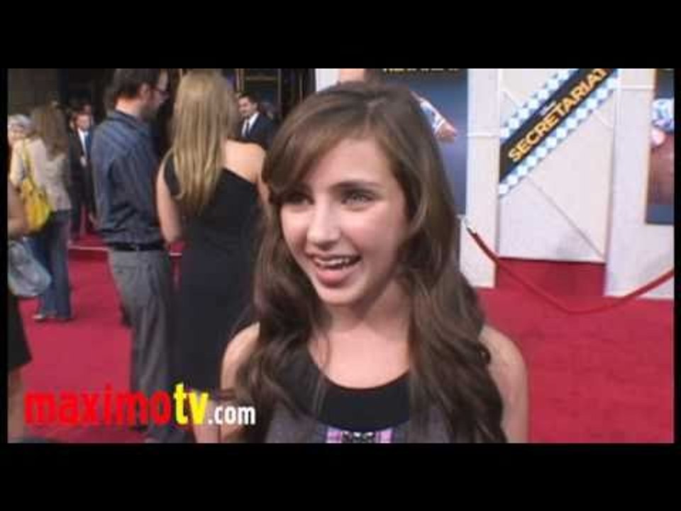 Ryan Newman ZEKE AND LUTHER Interview at "Secretariat" Premiere