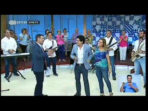 Luis Filipe Reis na praça com o tema - alma cigana