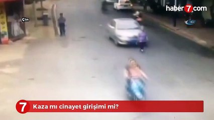İnanılmaz görüntü! Kaza mı cinayet mi?