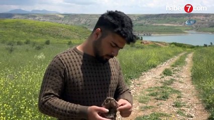 Baraj kenarında 2 bin yıllık meteor parçası buldu