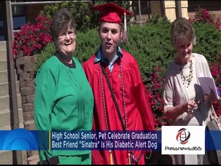 Boy And His Dog Graduated High School Together