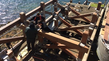 Chantier de la cale du château du Taureau